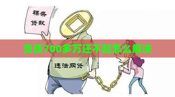 负债700多万还不起怎么解决