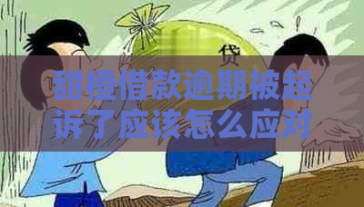 甜橙借款逾期被起诉了应该怎么应对