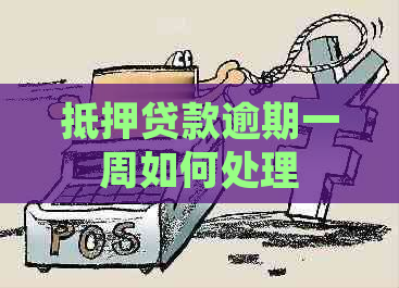 抵押贷款逾期一周如何处理