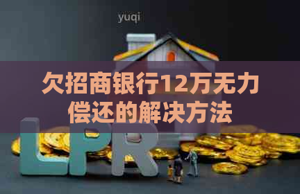 欠招商银行12万无力偿还的解决方法