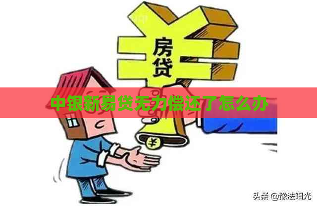 中银新易贷无力偿还了怎么办