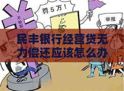 民丰银行经营贷无力偿还应该怎么办