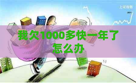 我欠1000多快一年了怎么办