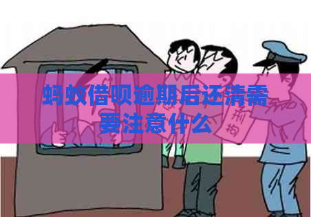 蚂蚁借呗逾期后还清需要注意什么