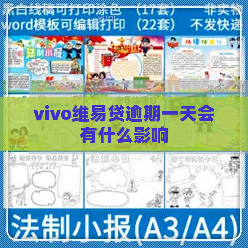 vivo维易贷逾期一天会有什么影响