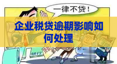 企业税贷逾期影响如何处理