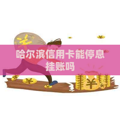 哈尔滨信用卡能停息挂账吗