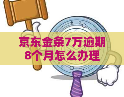 京东金条7万逾期8个月怎么办理