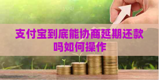 支付宝到底能协商延期还款吗如何操作