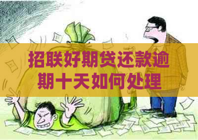 招联好期贷还款逾期十天如何处理