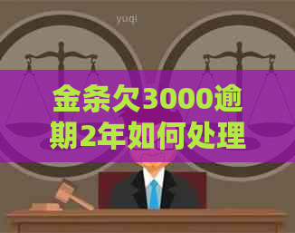 金条欠3000逾期2年如何处理