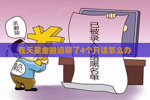 在天星金融逾期了4个月该怎么办