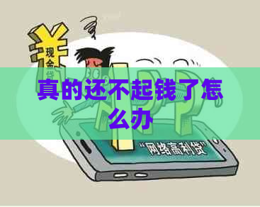 真的还不起钱了怎么办