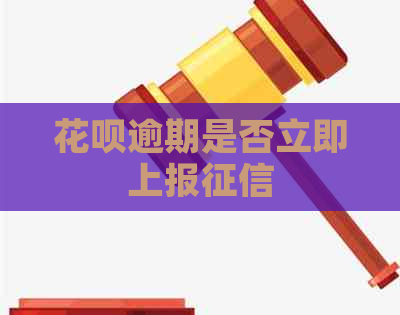 花呗逾期是否立即上报