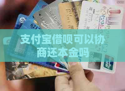 支付宝借呗可以协商还本金吗