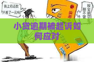 小贷逾期被起诉如何应对