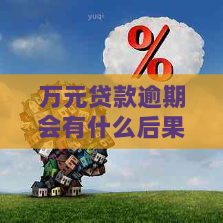 万元贷款逾期会有什么后果