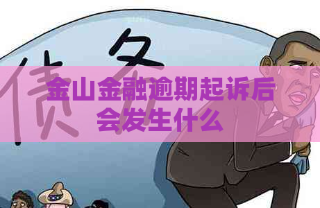 金山金融逾期起诉后会发生什么