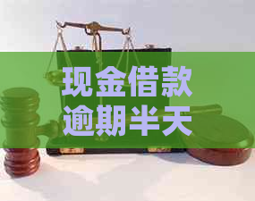 现金借款逾期半天会发生什么