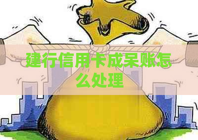 建行信用卡成呆账怎么处理