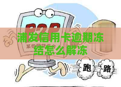 浦发信用卡逾期冻结怎么解冻