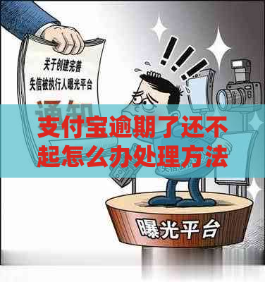 支付宝逾期了还不起怎么办处理方法是什么