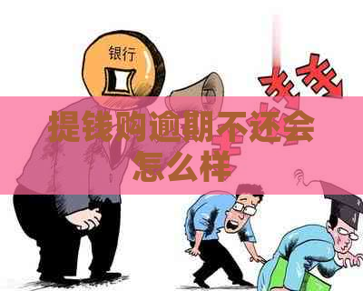 提钱购逾期不还会怎么样