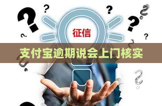 支付宝逾期说会上门核实