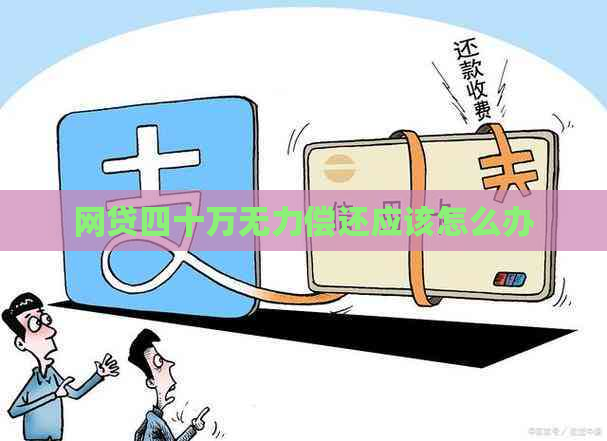 网贷四十万无力偿还应该怎么办