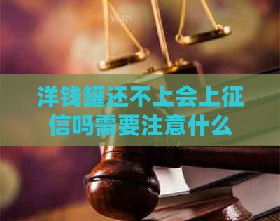 洋钱罐还不上会上吗需要注意什么