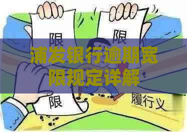 浦发银行逾期宽限规定详解