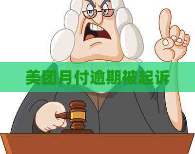 美团月付逾期被起诉