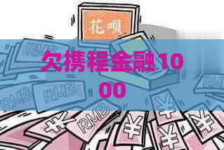 欠携程金融1000