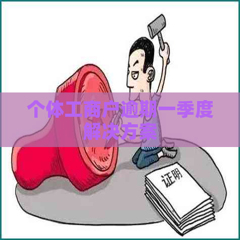 个体工商户逾期一季度解决方案