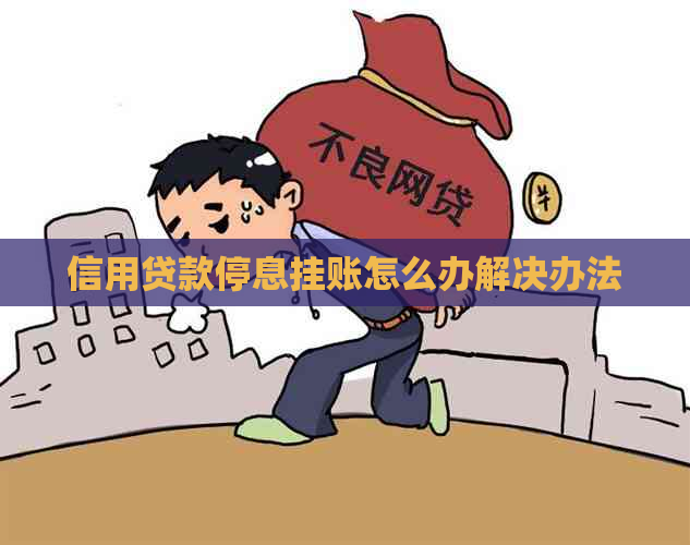 信用贷款停息挂账怎么办解决办法