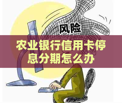 农业银行信用卡停息分期怎么办