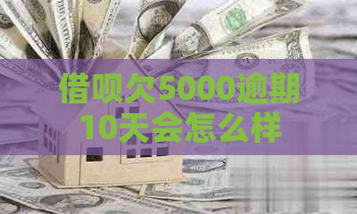 借呗欠5000逾期10天会怎么样