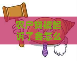 农户贷被起诉了会怎么样