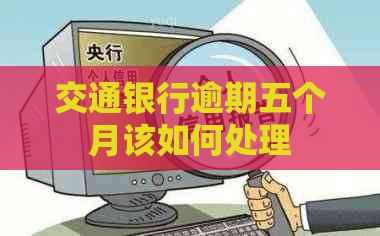 交通银行逾期五个月该如何处理