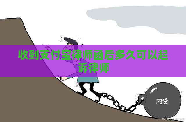 收到支付宝律师函后多久可以起诉律师