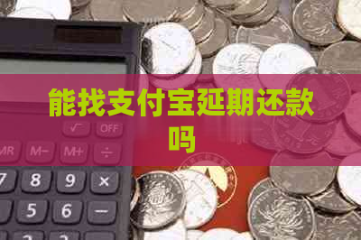 能找支付宝延期还款吗