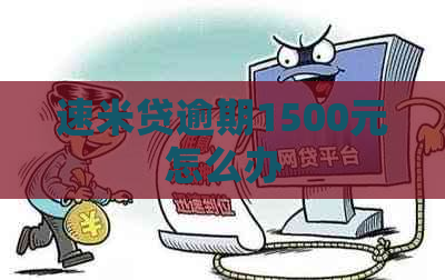 速米贷逾期1500元怎么办