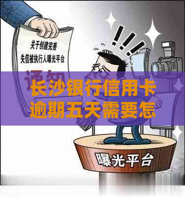 长沙银行信用卡逾期五天需要怎么处理