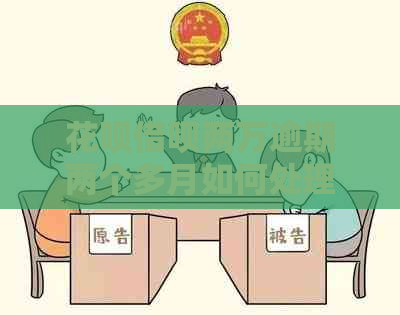 信用卡网贷两万逾期两个多月如何处理