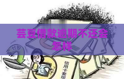 芸豆借款逾期不还会怎样