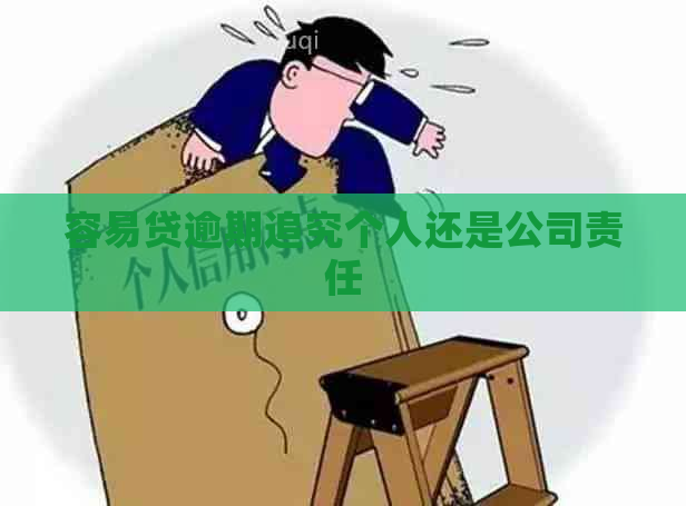 容易贷逾期追究个人还是公司责任