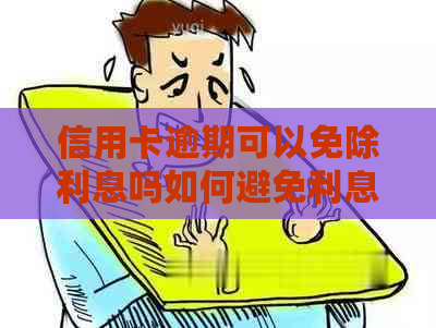 信用卡逾期可以免除利息吗如何避免利息产生