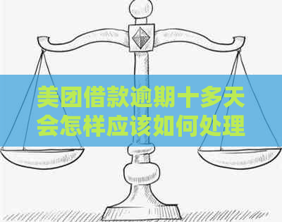 美团借款逾期十多天会怎样应该如何处理