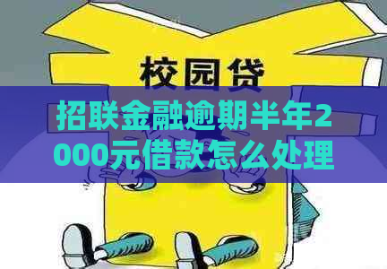 招联金融逾期半年2000元借款怎么处理