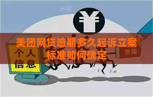 美团网贷逾期多久起诉立案标准如何确定